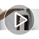 Walnut 3-Tier Floating Wall Shelves - Mid Century Modern Decor