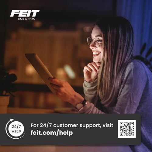 Feit Electric LED Recessed Downlight, fit Most 5-6" Housing Cans, Baffle Trim, Dimmable, 75W Equivalent 10.2W, 925 LM Retrofit kit, 75 Watt, 2700K Soft White, 6-Pack LEDR56B/927CA/MP/6