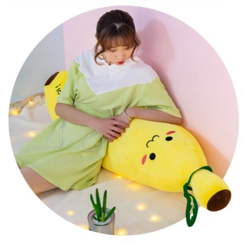Kids Pillows Plush Banana£¬Cute Soft Comfortable Hugging Pillow Birthday Gifts for Kids.1 Piece Yellow (27.5inch)