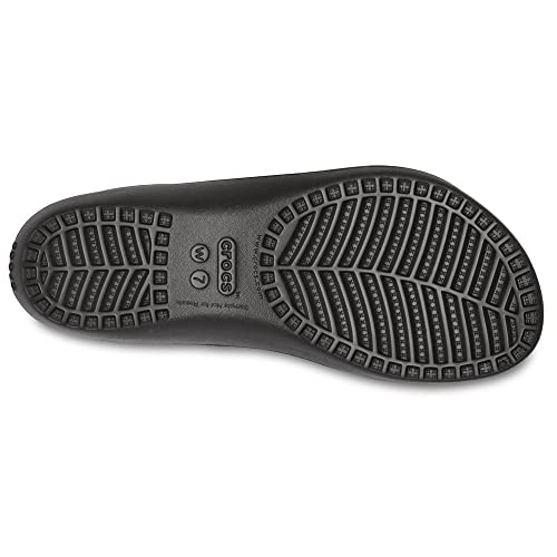 Crocs Women's Swiftwater Water Sandals - Black, Size 10, Versatile & Comfortable