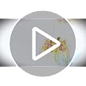 Modern Hand Blown Glass Flower Vase - Unique Art Deco Home Decor, 9.45 Inches