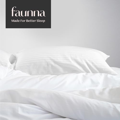 Queen Size Cotton Pillow Protectors 600TC Set of 6 - Breathable & Durable