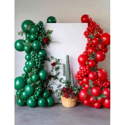 Dark Green Balloons 12 Inch ? 24pcs Green Latex Party Balloon for Safari Birthday, Chritmas, Baby Shower, Forest Theme Party Decorations, Perfect for Small Gatherings, Dorms, Budget Events