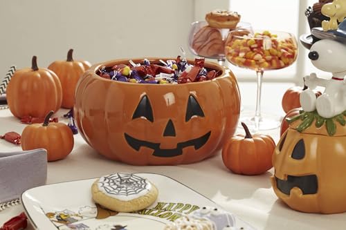 Lenox Vintage Figural Pumpkin Halloween Candy Bowl