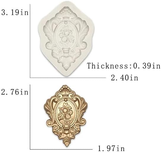 3D Greek Marble Column Cake Mold - Fondant & Gumpaste Pillar for Cupcake Decorating