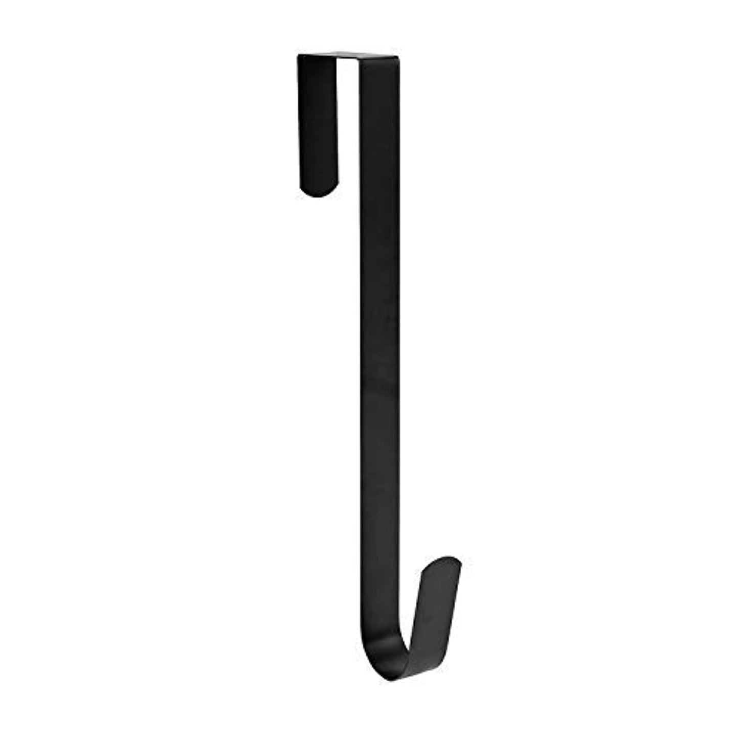 Sattiyrch 15" Wreath Hanger for Front Door,Sturdy Steel Wreath Door Hanger,Over The Door Hanger Hook (White,1)