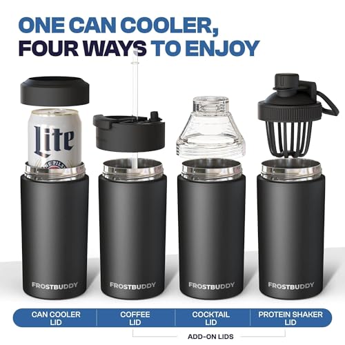 Georgia Bulldogs Frost Buddy Universal Can Cooler - Fits 12 & 16 oz - Red Variation