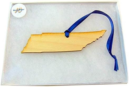 Handmade Wooden Christmas Ornament - State of Georgia - Westman Works USA