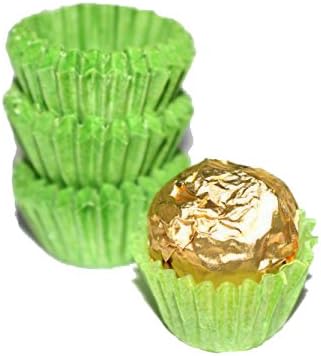 Chocolate Brown Paper Candy Cups - No.4 (1''x3/4'') - 200 Pack for Pastry Chefs