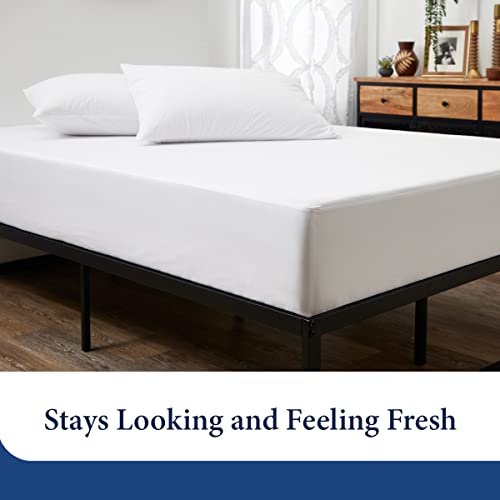 Queen Size Waterproof Bamboo Mattress Protector - Soft & Quiet Bed Cover