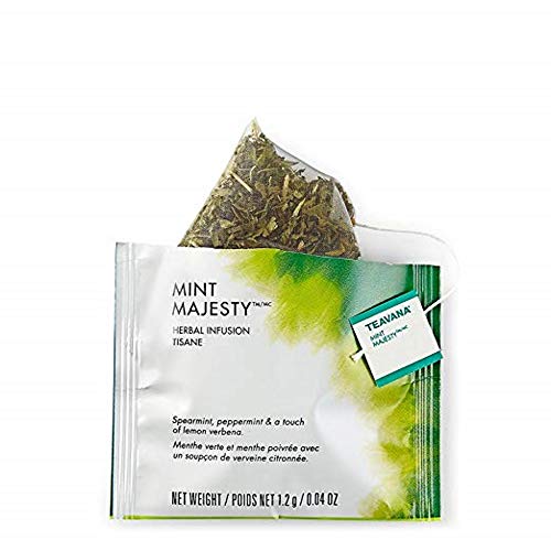 Teavana Mint Majesty Herbal Tea Sachets Pack of 24 - Fresh & Natural