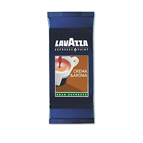 Crema & Aroma Espresso Capsules - Intense Medium Roast, Pack of 100 - Compatible with Lavazza Espresso Point Machines