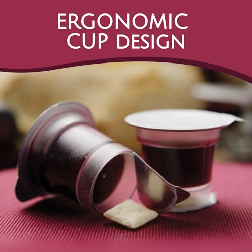 Prefilled Communion Cups & Wafer Set - 100 Count, No Sugar, Non-GMO