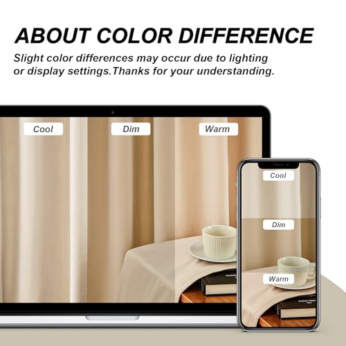 Beige Velvet Curtains 52W x 84L Set of 2 - Modern Neutrals for Bedroom & Living Room