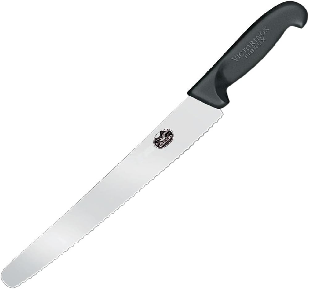 Victorinox Swiss Army 10-1/4" Serrated Bread Knife with Fibrox Handle