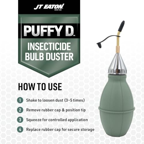 Insecticidal Dust Duster with 12-Inch Brass Extension for Pest Control