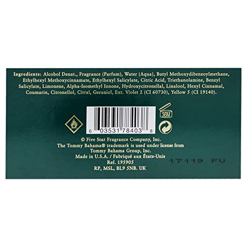 Tommy Bahama Martinique Eau de Cologne for Men 3.4 Fl Oz