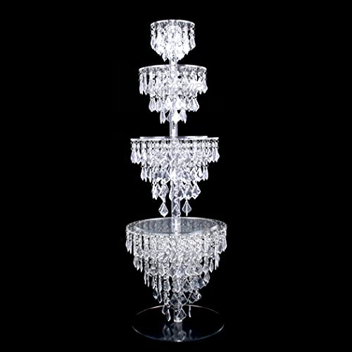 Acrylic Crystal Cake Stand Cupcake Dessert for Wedding Event Party