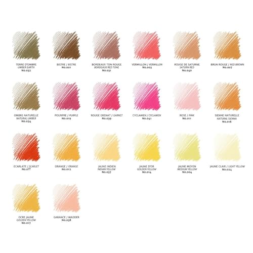 Conté à Paris 48 Count Assorted Pastel Pencils - Hard Pastel Art Set