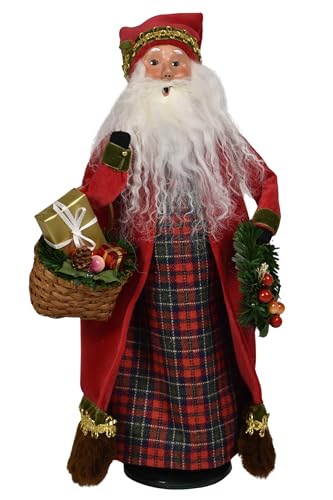 Byers' Choice English Countryside Santa Christmas Figurine - Handcrafted Holiday Decor