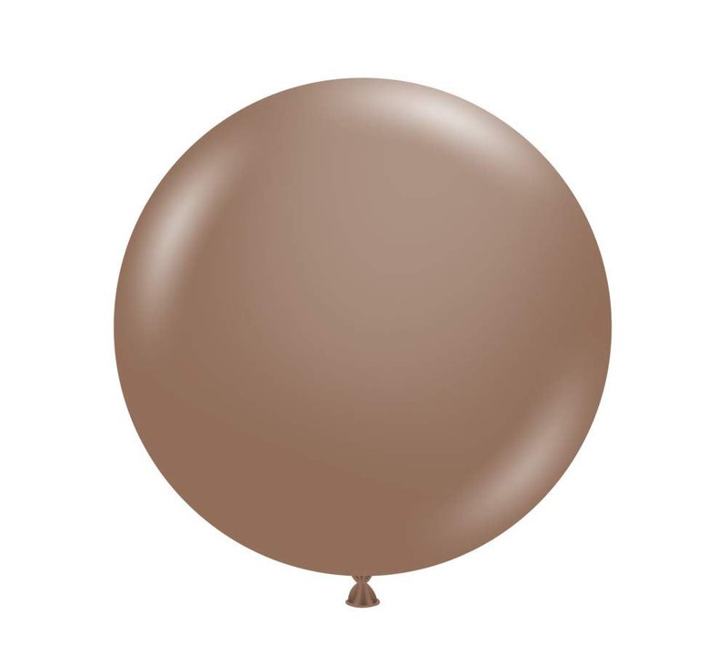 Tuf Tex Cocoa Balloons 5" Cocoa Latex Balloons 50ct