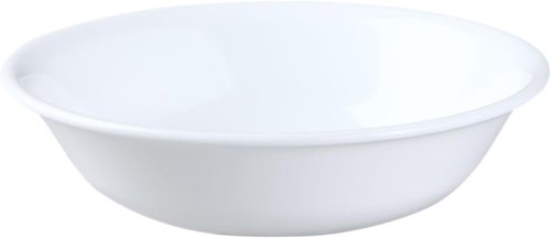 CORELLE Winter Frost White Dessert Bowls - 10 Oz | Set of 3 Elegant Serving Bowls