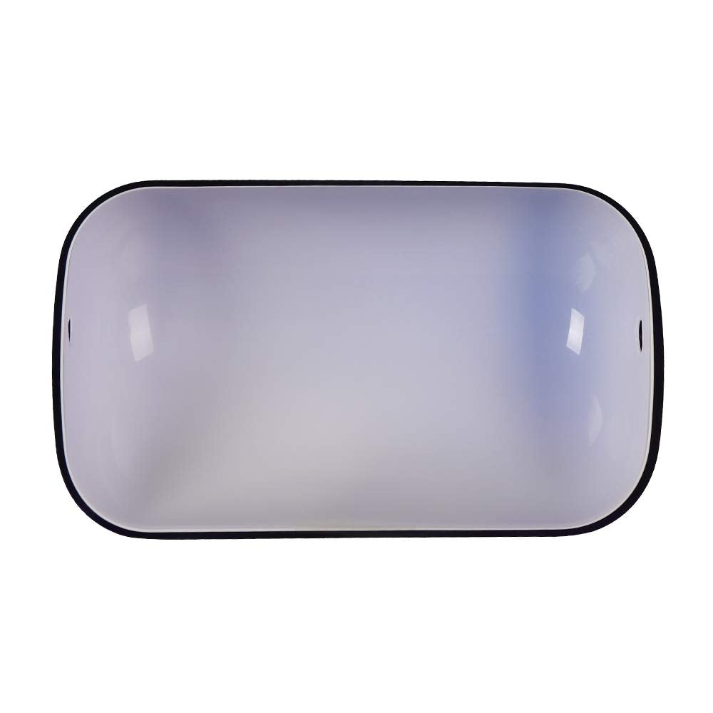 Newrays Glass Bankers Lamp Shade Cover Replacement,L8.85 W5.11 (Blue)