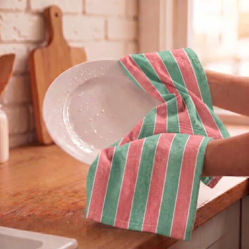 Urban Villa Christmas 20" x 30" Cotton Kitchen Towels Set of 6 (Variation: 20" x 30" / 114 Christmas)