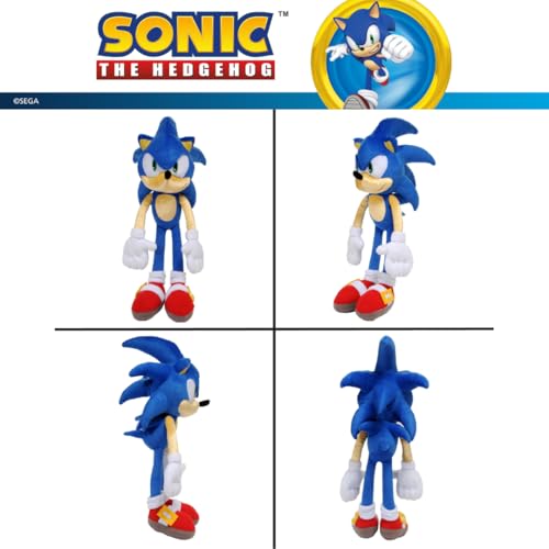 Sonic the Hedgehog Plush Cuddle Pillow Buddy - 22 Inches, Officially Licensed, Kids Bedding - Variation: Sonic the Hedgehog Cuddle / One Size