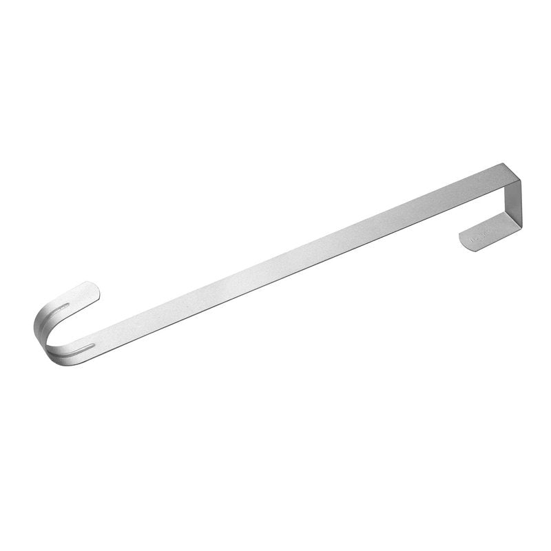 Sattiyrch 15" Wreath Hanger for Front Door,Sturdy Steel Wreath Door Hanger,Over The Door Hanger Hook (Silver,1)
