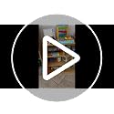 HONEY JOY Kids Storage Organizer White 8-Section Wooden Classroom Shelf