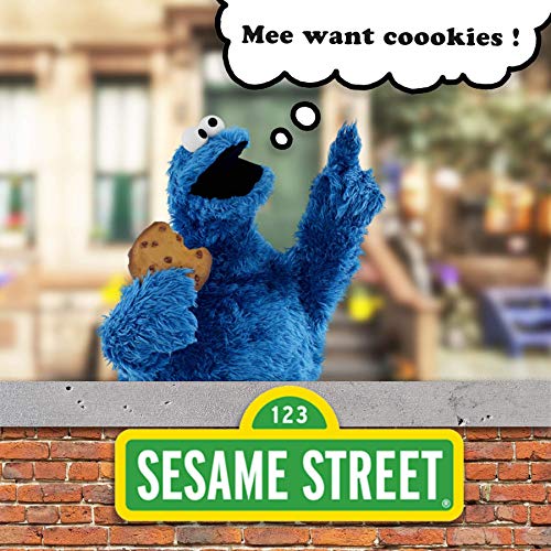 Sesame Street Cookie Monster Mini Backpack for Toddlers Boys Girls School Travel