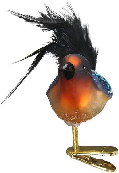 Barn Swallow Glass Blown Ornament - Old World Christmas Collectible (18126)