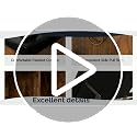 Entryway Shoe Storage Bench with Cushion - Rustic Brown & Black, 32.3"