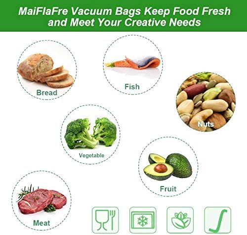 Vacuum Sealer Bags Rolls 8x50 - Commercial Grade, BPA Free, Heavy Duty | Ideal for Meal Prep & Sous Vide