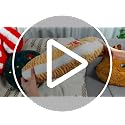 Shellwei 4-Piece Christmas Throw Pillow Set 15.75 Inch Plush Holiday Decor - Mixed Styles