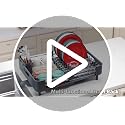 Expandable Dish Drying Rack for Kitchen Counter - Grey, Standard