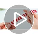 18 Pcs Mini Christmas Scarves Knitted Snowman Decor Red White - Variation Red White / 18