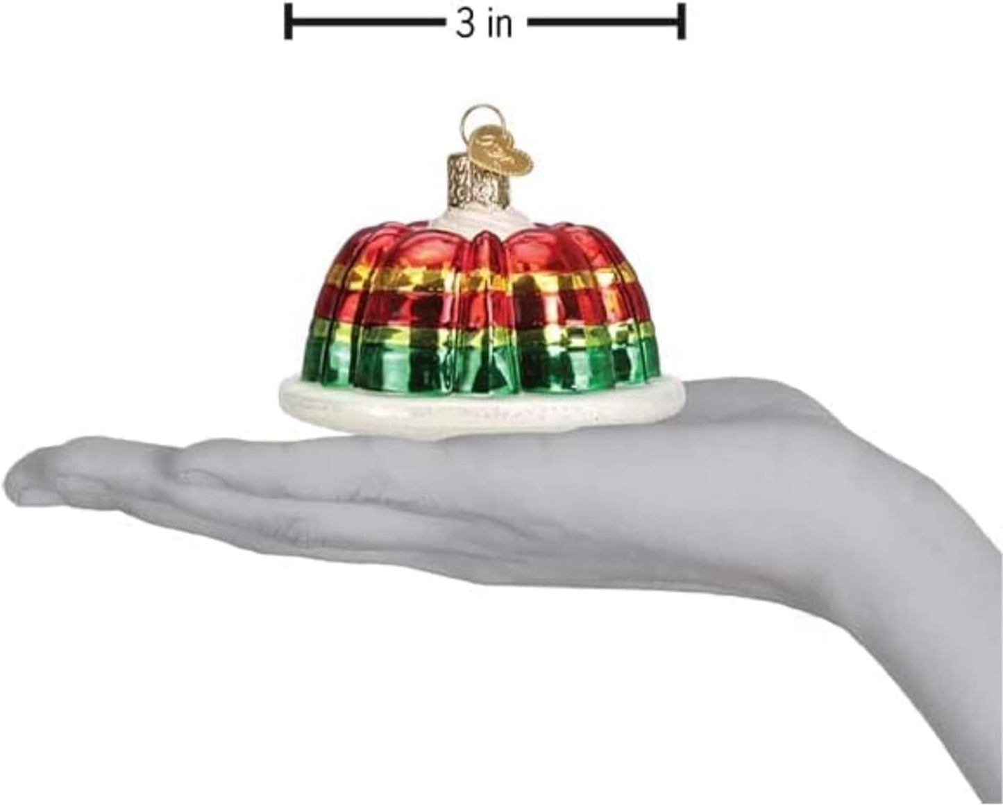 Handcrafted Glass Cheese Wedge Ornament - Unique Christmas Tree Decoration