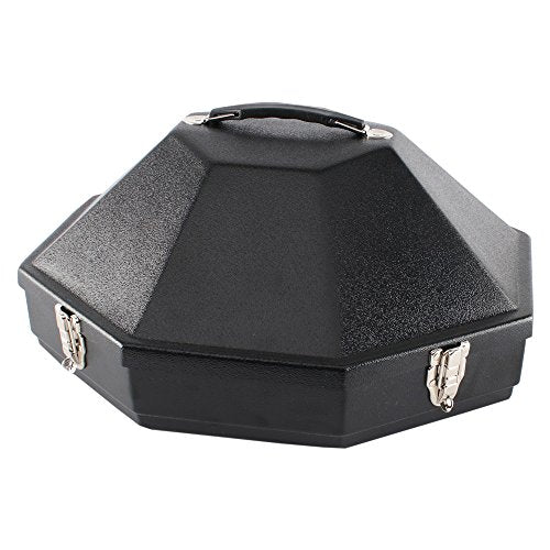 Western Hat Can for Travel & Storage - Black Classic Design