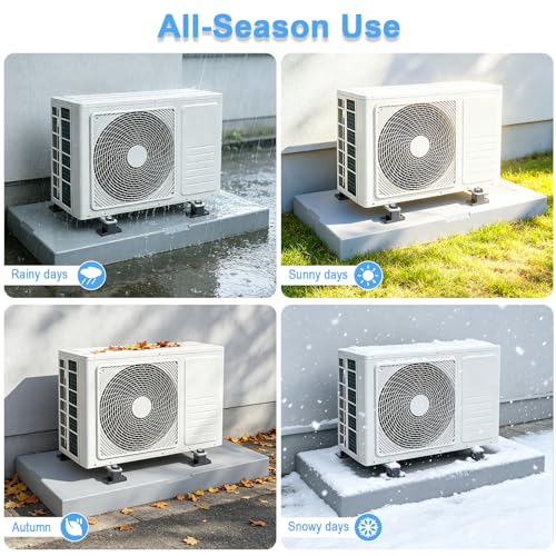 Mini Split Pad AC Condenser Pad,18Wx38Lx3 H Base for Ductless