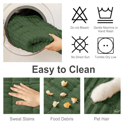 Couch Cover for Dogs, Washable Non Slip Plush Christmas Sofa Protector