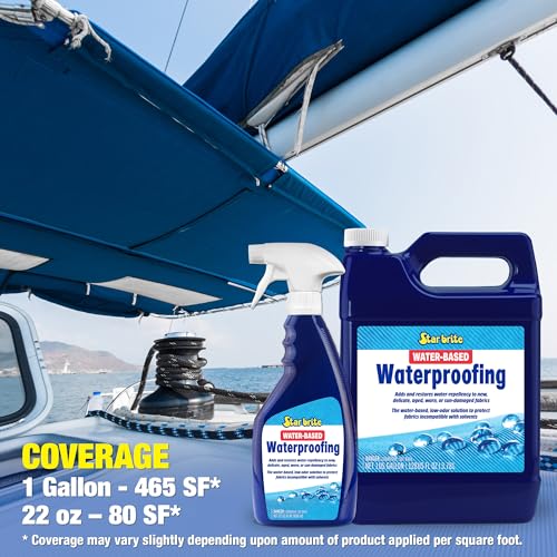 Waterproofing Fabric Protector Spray 1 Gallon - Water-Based Water Repellent