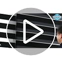 Persilux 34.5 x 64 Inch White Zebra Dual Layer Cordless Window Shades - Day & Night