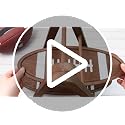 Marsui Football Serving Trays 3-Tier Wooden Platters for Game & Party, 17-11 inch