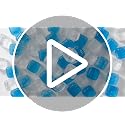 Blue & Transparent Reusable Ice Cubes for Drinks & Parties – 400 Pack with Scoop