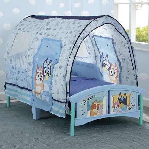 Toddler Bed with Tent - Bluey Kids Bed for 15 Months+ - Steel Frame & Mesh Windows (Variation: Bed / Bluey)