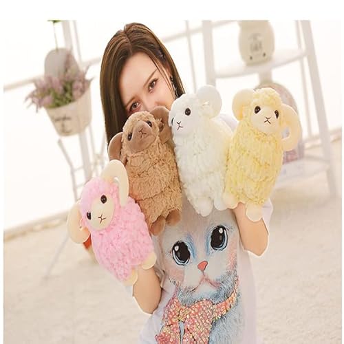 15" Soft Cute Alpaca Plush Toy Animal Pillow Plush Sheep Stuffed Soft Pillow Doll Toys for Kids Birthday Christmas and Other Holidays