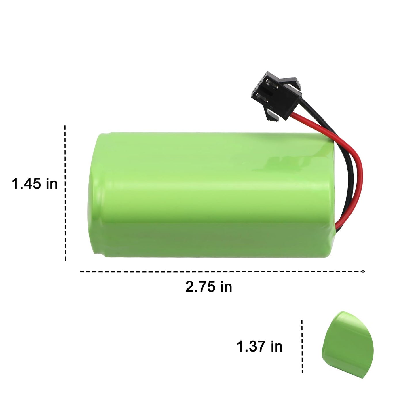 MULS 2600mAh Vacuum Battery for Vactidy T6 T7 T8, Vactidy LS001-02 Vacuum Cleaner High Capacity with Tools 10.8V