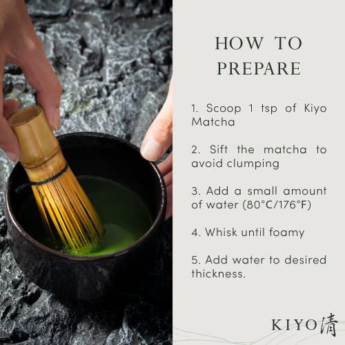 Kiyo Matcha Signature Grade Ceremonial Uji Matcha 100g – Premium Japanese Green Tea